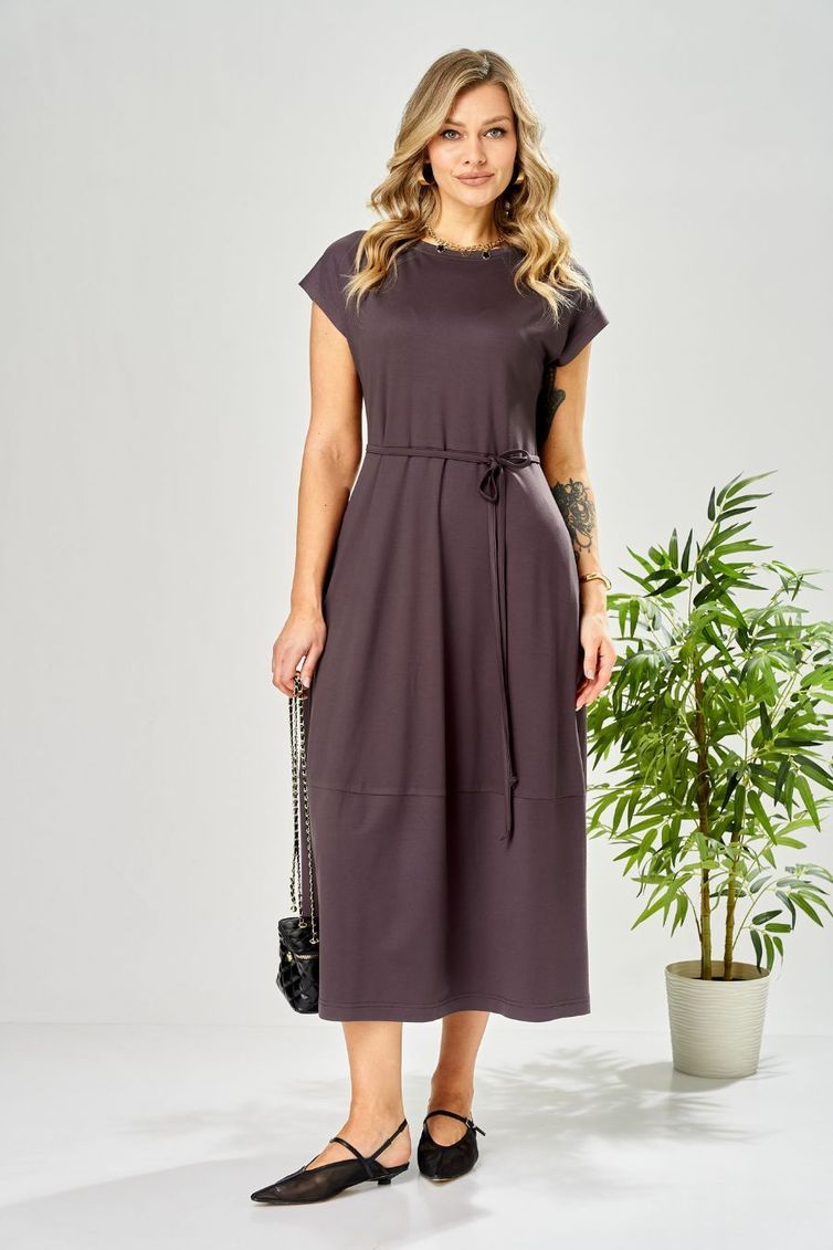 Платье Ava fashion арт. М-199 баклажановый