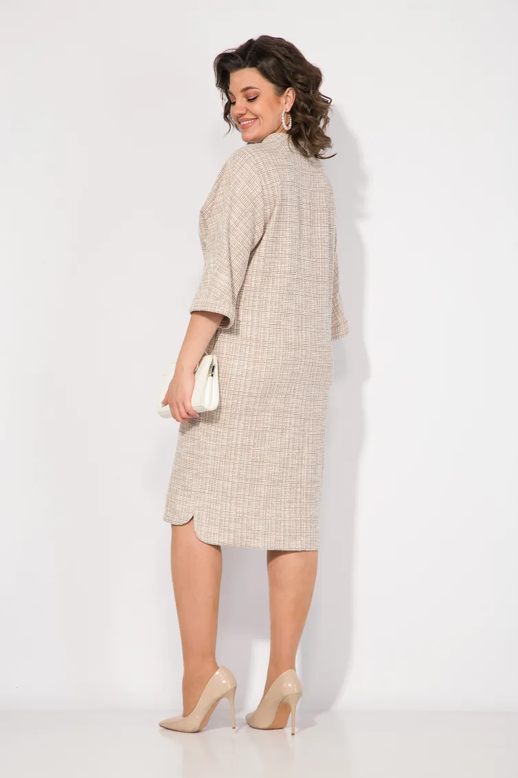 Dress Liliana #1407 pudra