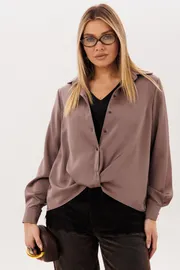 Blouse Anelli Laurel #1663 poceluj kapuchino