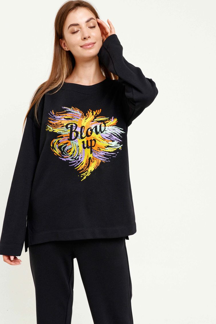Jumper Elletto Life #3592 chern