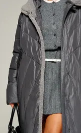 Полупальто Beautiful & Free 8017 графит