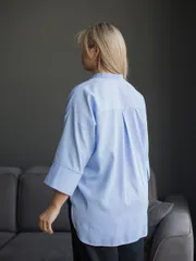 Bluzka NOVITA #1274 golubaya poloska