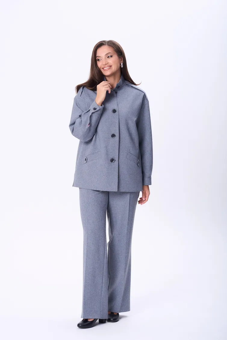 Garnitur Vilena-fashion #1089 seryj