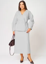 Skirt V&N fashion #1049_seryj