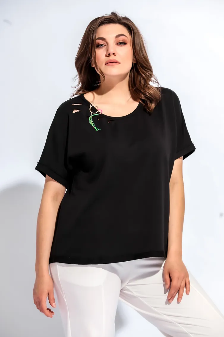 Blouse BegiModa #4003 chernyj