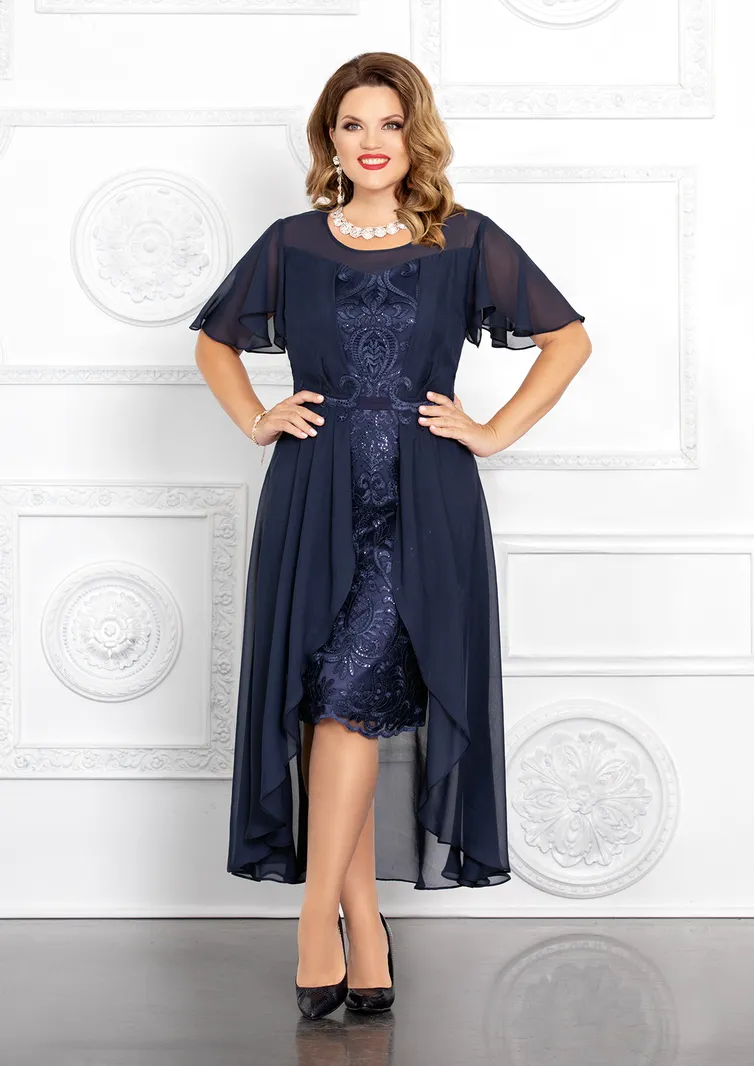 Платье Mira Fashion арт. 4655-2 син