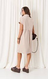 Dress PND 86183 bezhevyj