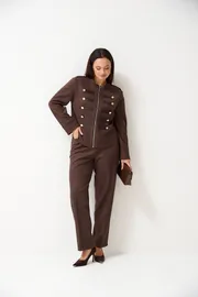 Suit Verita moda #N-2499 shokolad