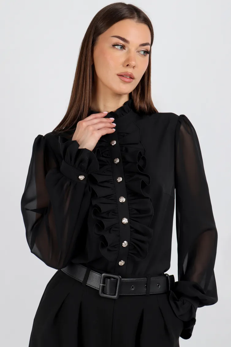 Blouse VIZAVI #750 chernyj
