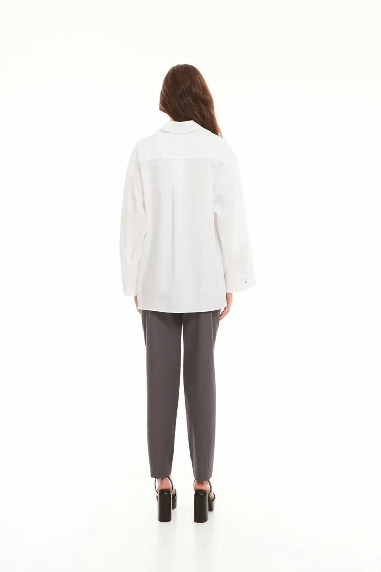 Blouse Elema #2K-1033 belyj 164