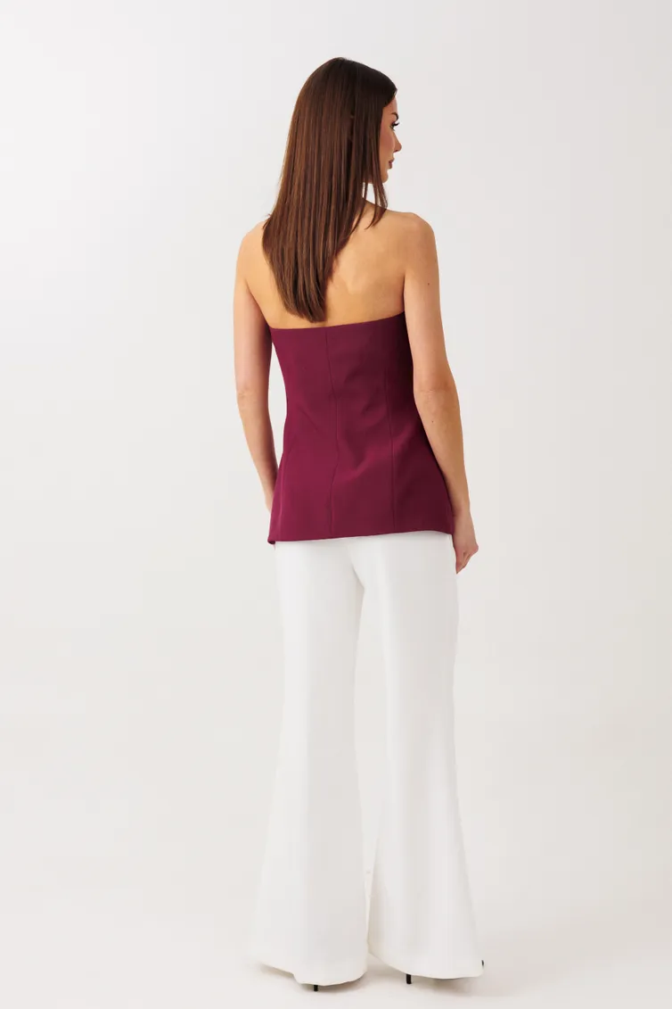 Топ V&N fashion арт. 1120_бордовый