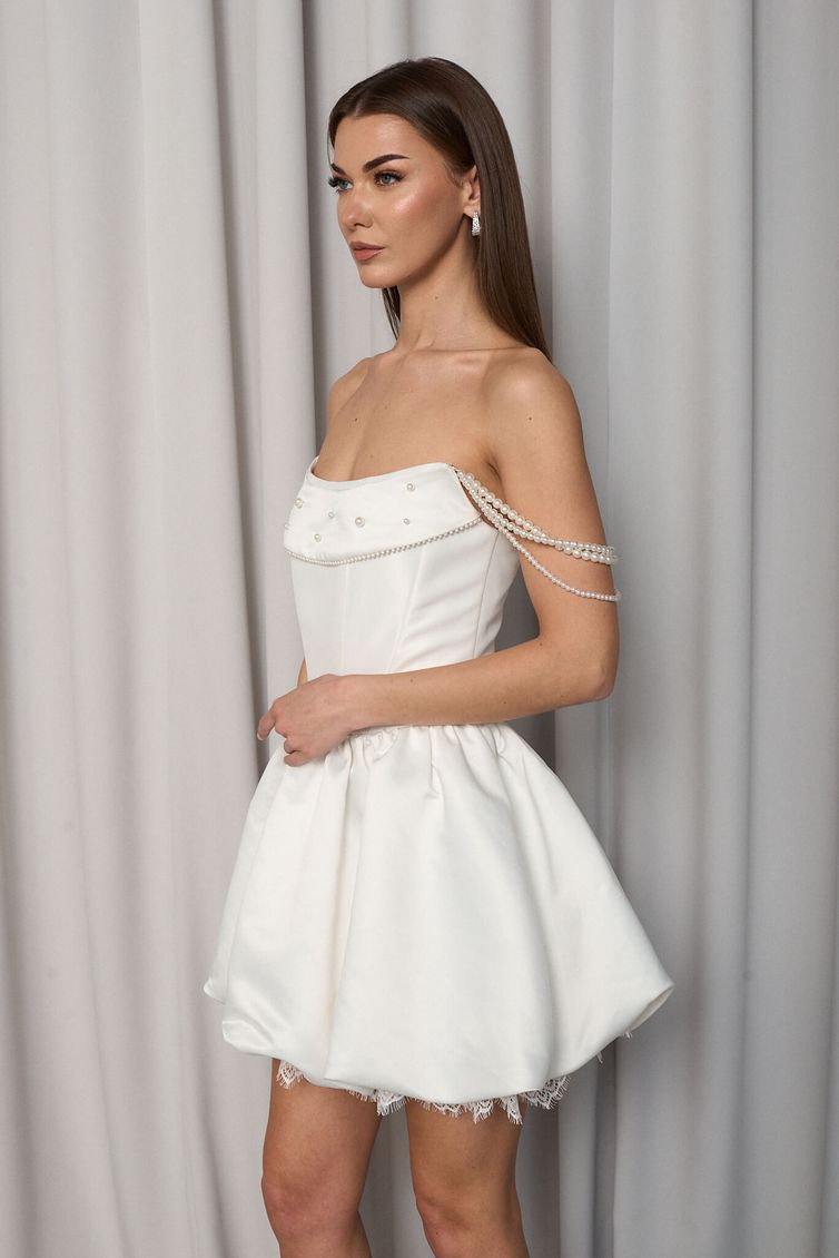 Платье Леди лайн арт. 4826 молочный