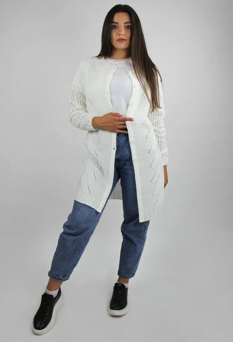 Cardigan Polesie #S2503-20 1S1065-D43 surovyj 158