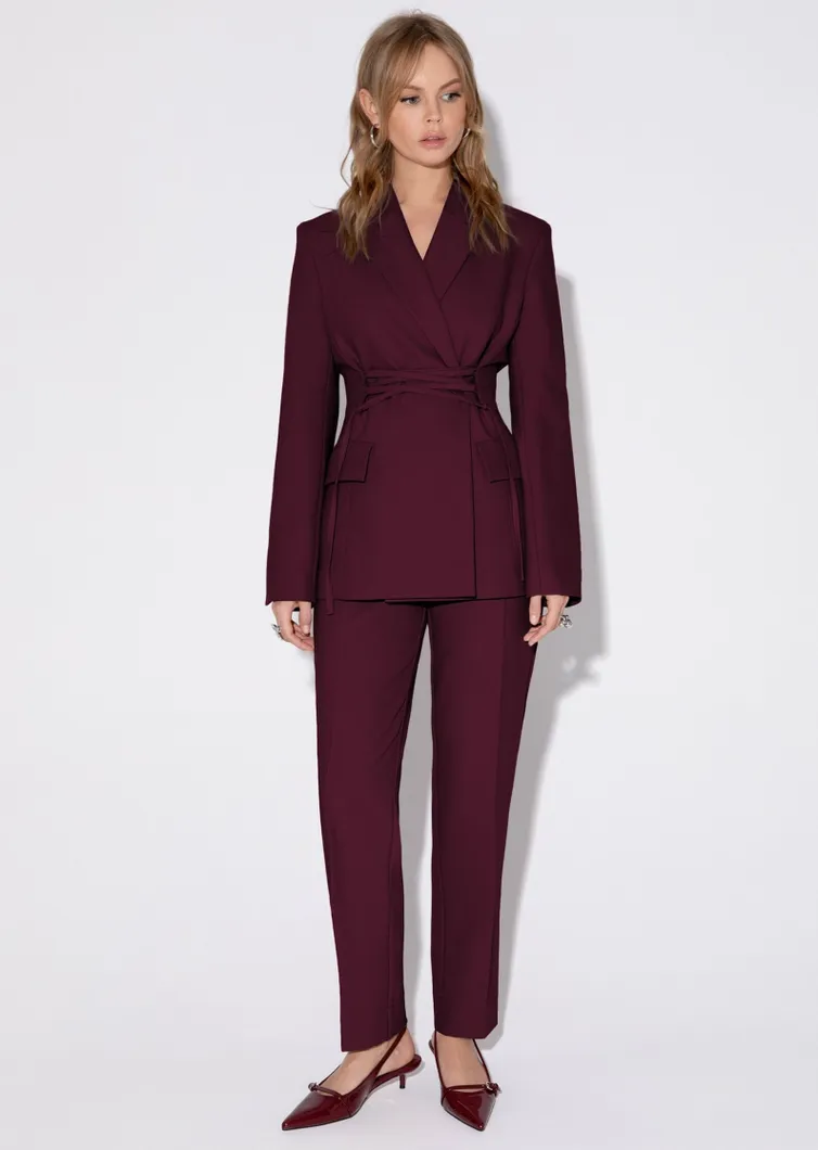 Garnitur Pirs #5466 marsala