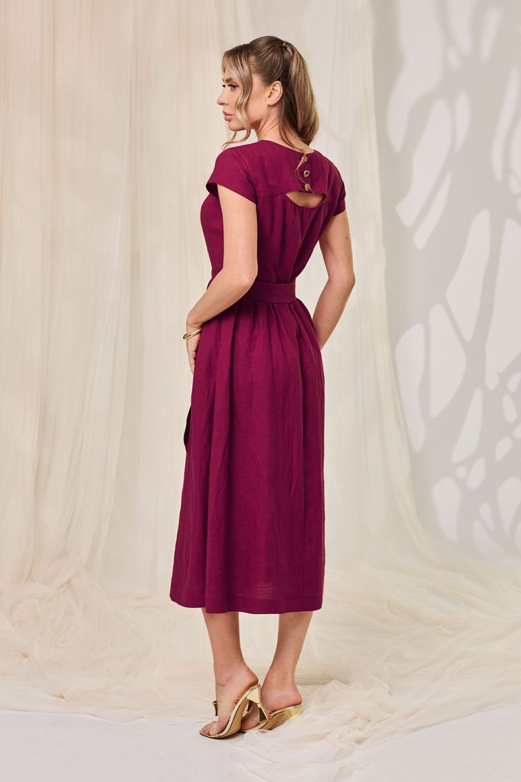Платье Golden Valley арт. 44362 бордовый