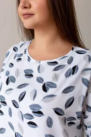 Blouse TOOK A LOOK & Angelika #TB-300 listya na belom