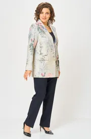 Жакет БелЭльСтиль арт. 762-324 молочный твид