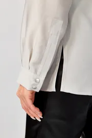 Blouse MALI #625-088 seryj
