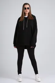 Bluza Z Kapturem BLISS #2075/1 CRIS chernyj