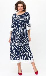 Платье Karina Delux М-1245 синий