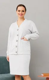 Костюм Anastasia 1195 серый меланж