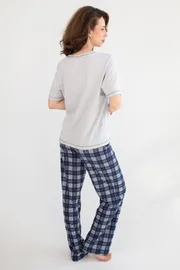Пижама Купалинка арт. 39903G 158,164 К.меланж,клетка