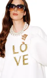 Bluza Elletto Life 13064 molochno-gorchichnyj