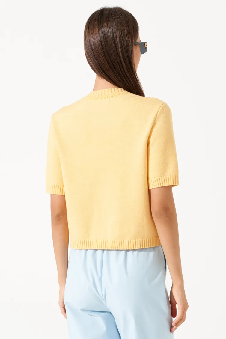 Sweter Romgil #RV0404-VI4 zheltyj
