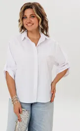 Blouse Anelli Laurel 1916.1 belyj pozvonochnik