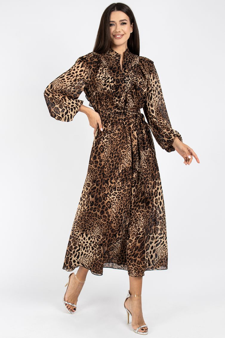 Sukienka VIZAVI #813.2 leopard