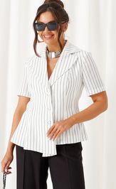 Костюм Beautiful & Free 6445 бело-черный