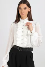 Blouse VIZAVI #750 molochnyj