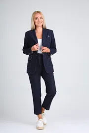 Garnitur Vilena-fashion #725 temno-sinij