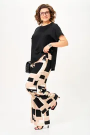 Set Michel Chic #1384 pesochno-chernaya grafika
