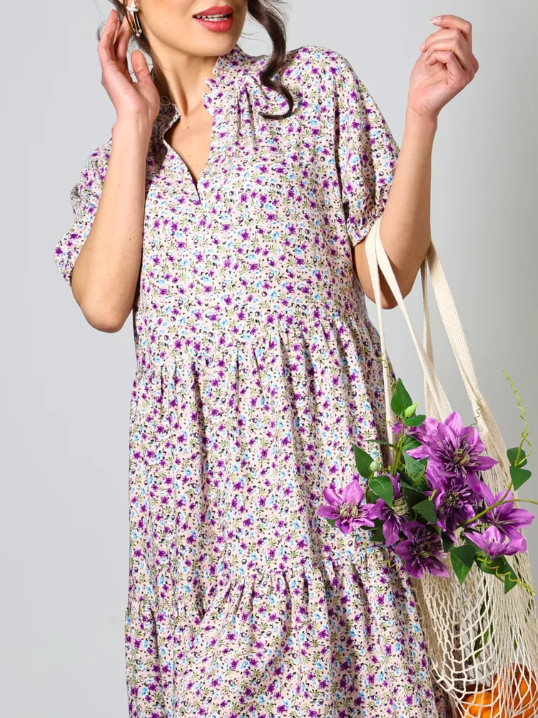 Dress DS Trend #YuS-1075 (Cvetochnyj parfyum, romantika nyu)