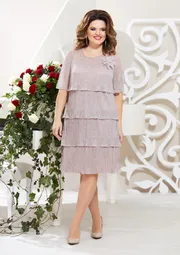 Sukienka Mira Fashion #4389-8 pudr