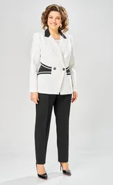 Garnitur Anastasia MAK 1315 chernyj+molochnyj