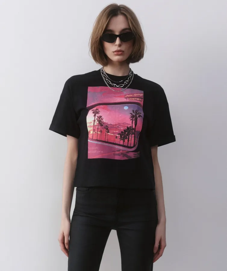 Koszulka Conte Elegant #23S-2706TSP black-sunset 170