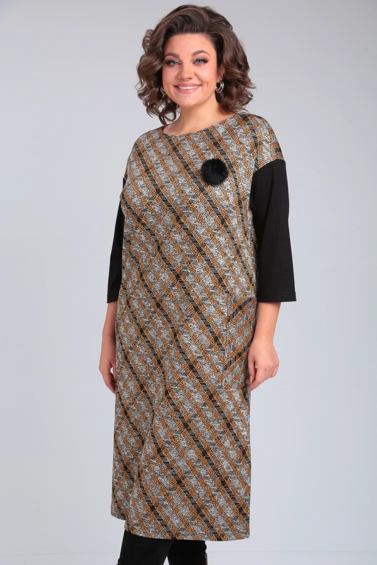 Платье Michel Chic арт. 2150 черн/горч