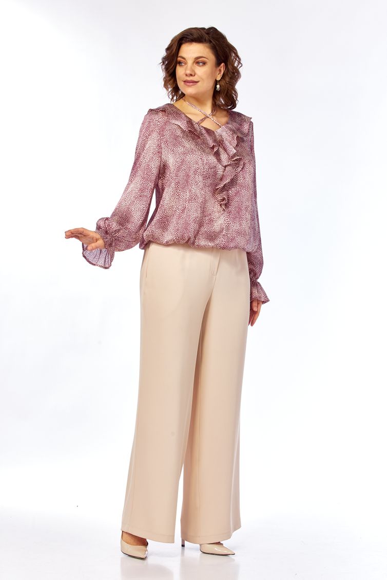 Blouse Olga Style #S889 bordovyj