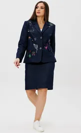 Skirt Ma Cherie 2085 temno-sinij