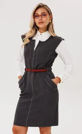 Платье Anelli Laurel 1699 шотландский серый