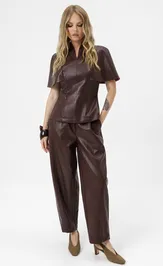 Suit Pirs 7043 burgundi