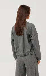 Бомбер V&N fashion 1206_серый