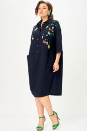 Платье SOVA арт. 11318 синий