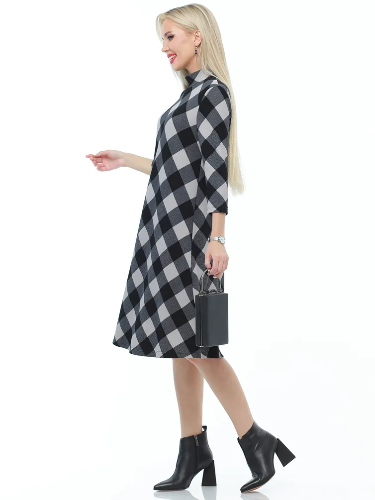 Sukienka DS Trend #P-4685 (Osobenno aktualno, kletka)