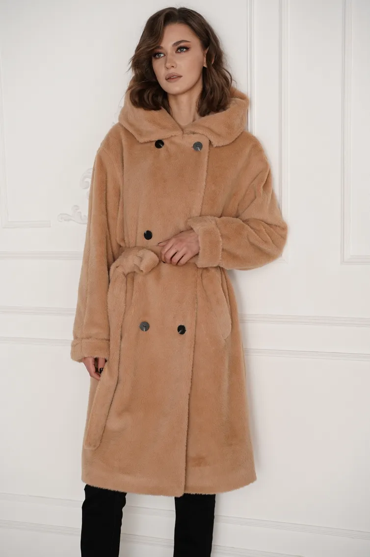 Coat Fantazia Mod #4070 oxra