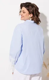 Bluzka Anastasia MAK 1352 goluboj+poloska