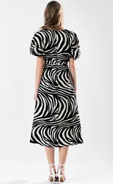 Sukienka MilMil 1022-25 Kasablanka zebra