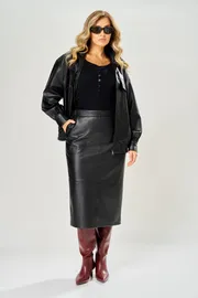 Spódnica Ava fashion #M-229 chernyj